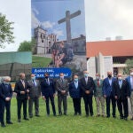 El consejero de Fomento y Medio Ambiente, Juan Carlos Suárez-Quiñones, participa en el Acto Institucional del Día de León en la 64 edición de la Feria de Muestras de Gijón-Asturias