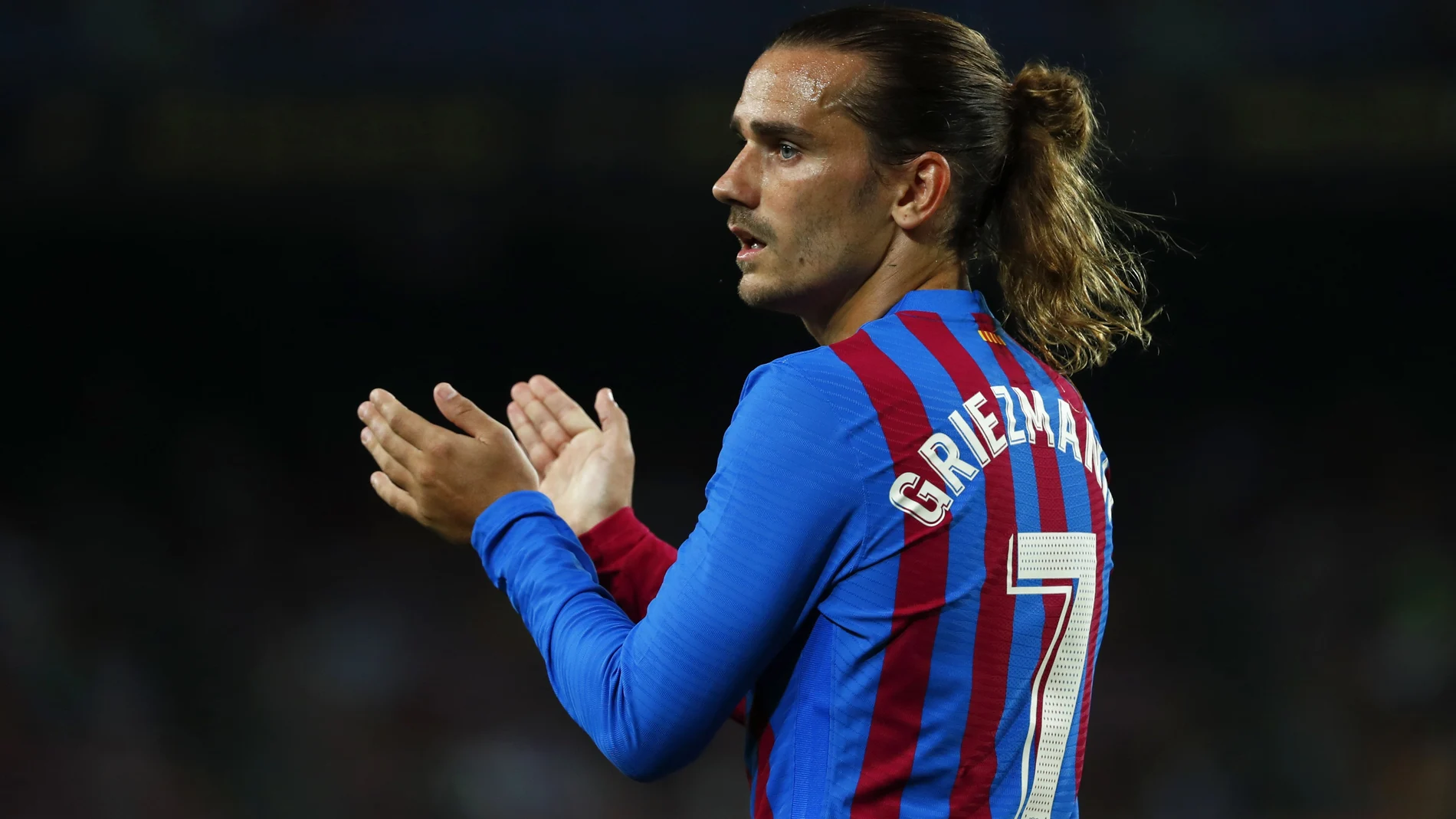 Antoine Griezmann con el Barcelona.