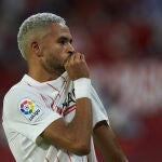 Youssef En-Nesyri con el Sevilla.