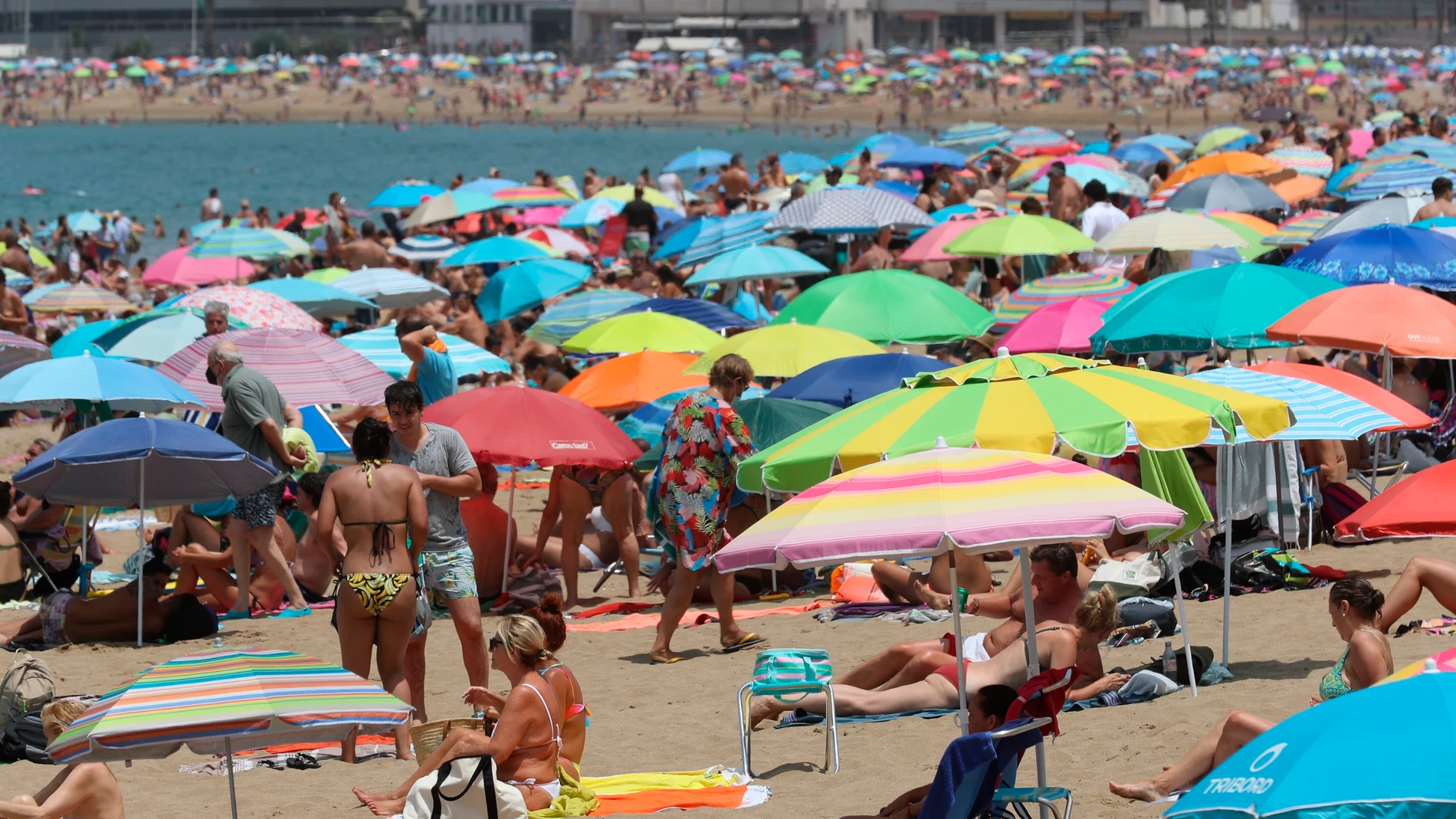 Una playa de España, en una imagen de archivo