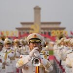 Desfile en Pekín en julio de 2021 para conmemorar los cien años de la creación del Partido Comunista Chino
