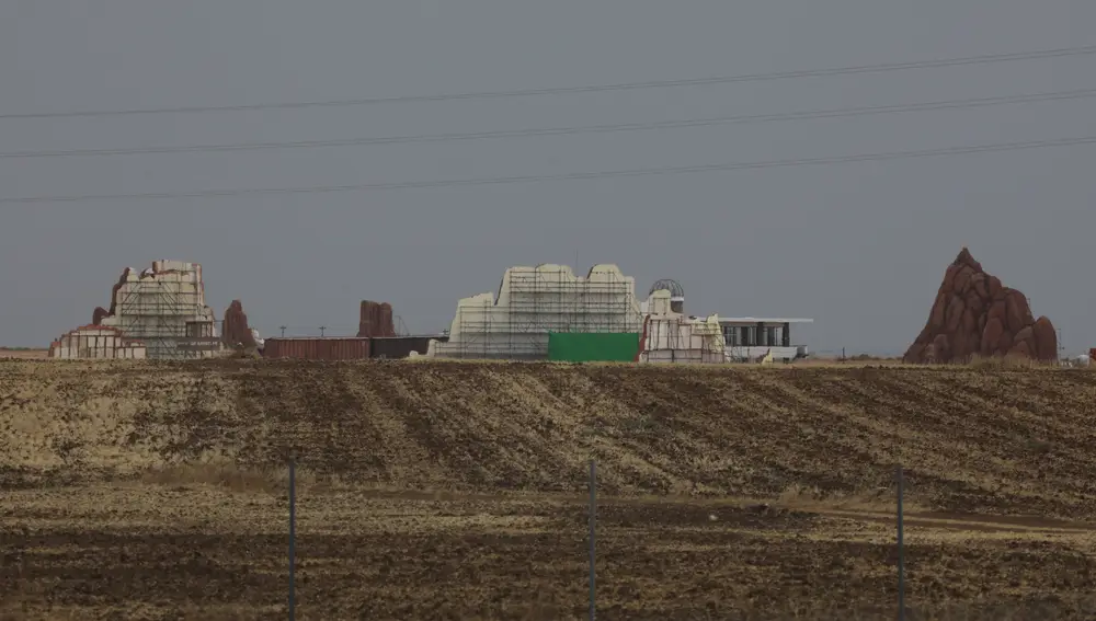 Decorados para la nueva película de Wes Anderson con Tom Hanks y Scarlett Johansson, en Chinchón