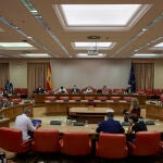 Vista general de la reunión de la diputación permanente en el Congreso de los Diputados, a 25 de agosto de 2021, en Madrid