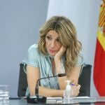 La vicepresidenta del Gobierno y ministra de Trabajo y Economía Social, Yolanda Díaz