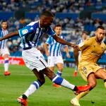 El delantero sueco de la Real Sociedad Alexander Isak. EFE/Javier Etxezarreta