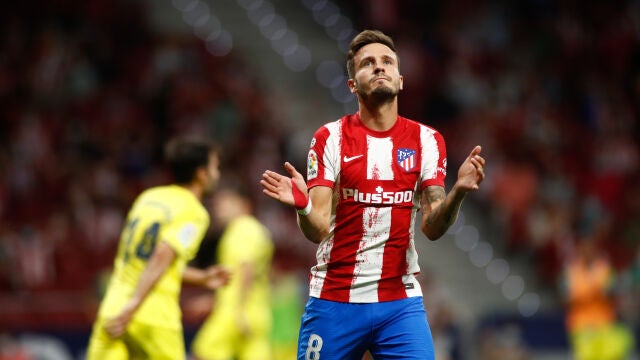 Saúl Ñíguez con el Atlético de Madrid. (AFP).