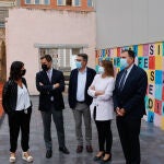 La consejera de Educación, Rocío Lucas, visita las instalaciones del CEIP Numancia