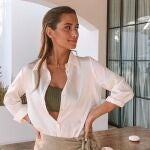 María Pombo con efecto mojado.