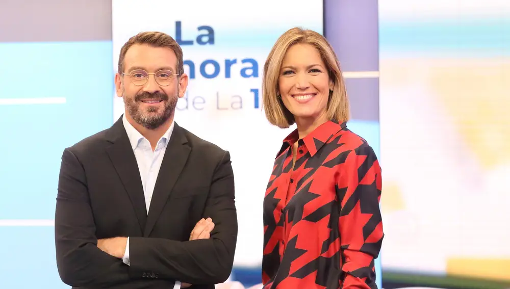 Silvia Intxaurrondo y Marc Sala en 'La hora de la 1'