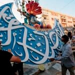 La falla Duque de Gaeta-Pobla de Farnals de València decidió indultar del fuego de la Cremà la figura de una mezquita y de una Media Luna musulmana por petición de la comunidad musulmana valenciana