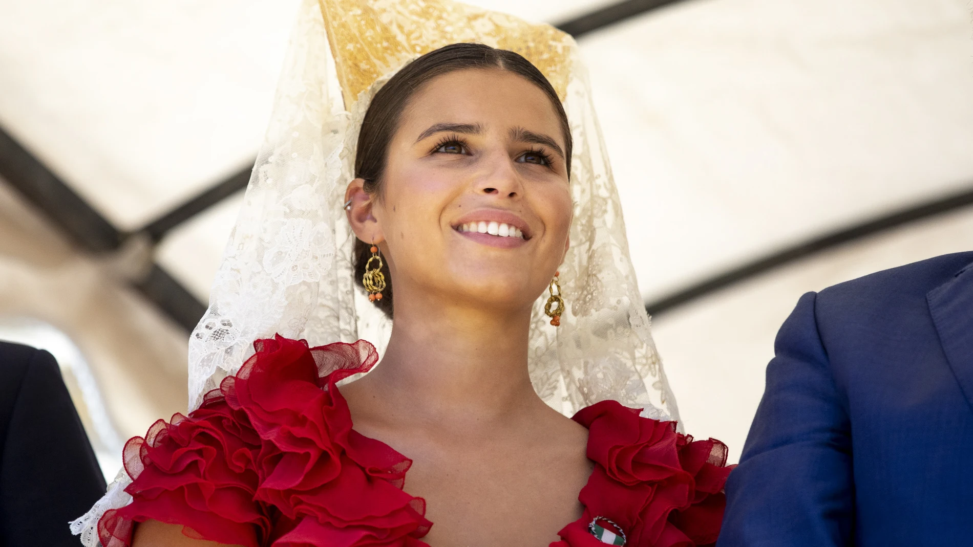 Cayetana Rivera Martinez de Irujo durante corrida de rejones en 2021 en Ronda.