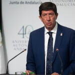El vicepresidente de la Junta de Andalucía, Juan Marín