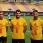 El uniforme del equipo, con la "estelada"