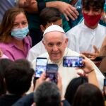 El Papa Francisco, durante la audiencia general de este miércoles