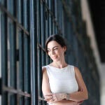 La portavoz de Cs, Teresa Pardo, el pasado miércoles en el Parlamento andaluz