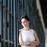 La portavoz de Cs, Teresa Pardo, el pasado miércoles en el Parlamento andaluz