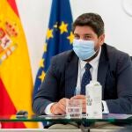 El presidente de la Comunidad de Murcia Fernando López Miras