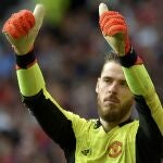 David de Gea con el Manchester United.