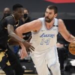 Marc Gasol, en uno de sus últimos partidos en la NBA el pasado mes de abril
