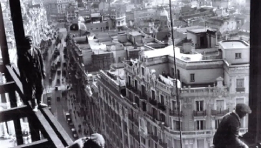 Construcción de vértigo en la Gran Vía