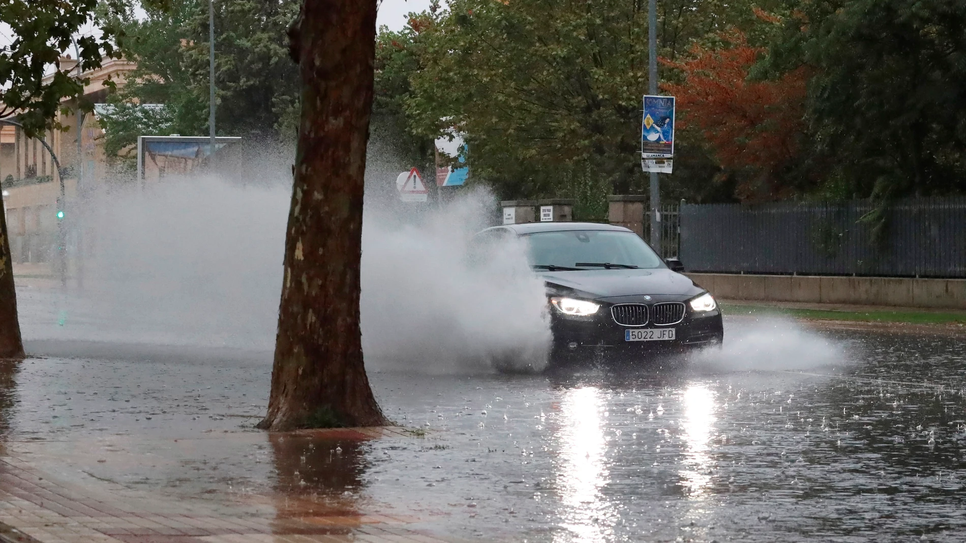 Salamanca, en aviso por fuertes lluvias este domingo