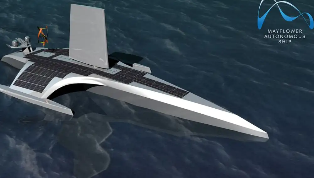 El barco Mayflower no tripulado desarrollado por IBM