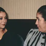 Isabel Pantoja y su madre doña Ana