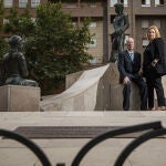 LucÍa Ruiz y su padre Atanasio, víctimas del atentado contra la casa cuartel de Zaragoza.