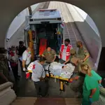 La Unidad de Apoyo a la Proyección del acto 'El Fuerte' (5ª SUIGE) en La Palma continúa recibiendo población civil evacuada, principalmente personas con necesidades especiales, como consecuencia de la erupción del volcán Cumbre Vieja.