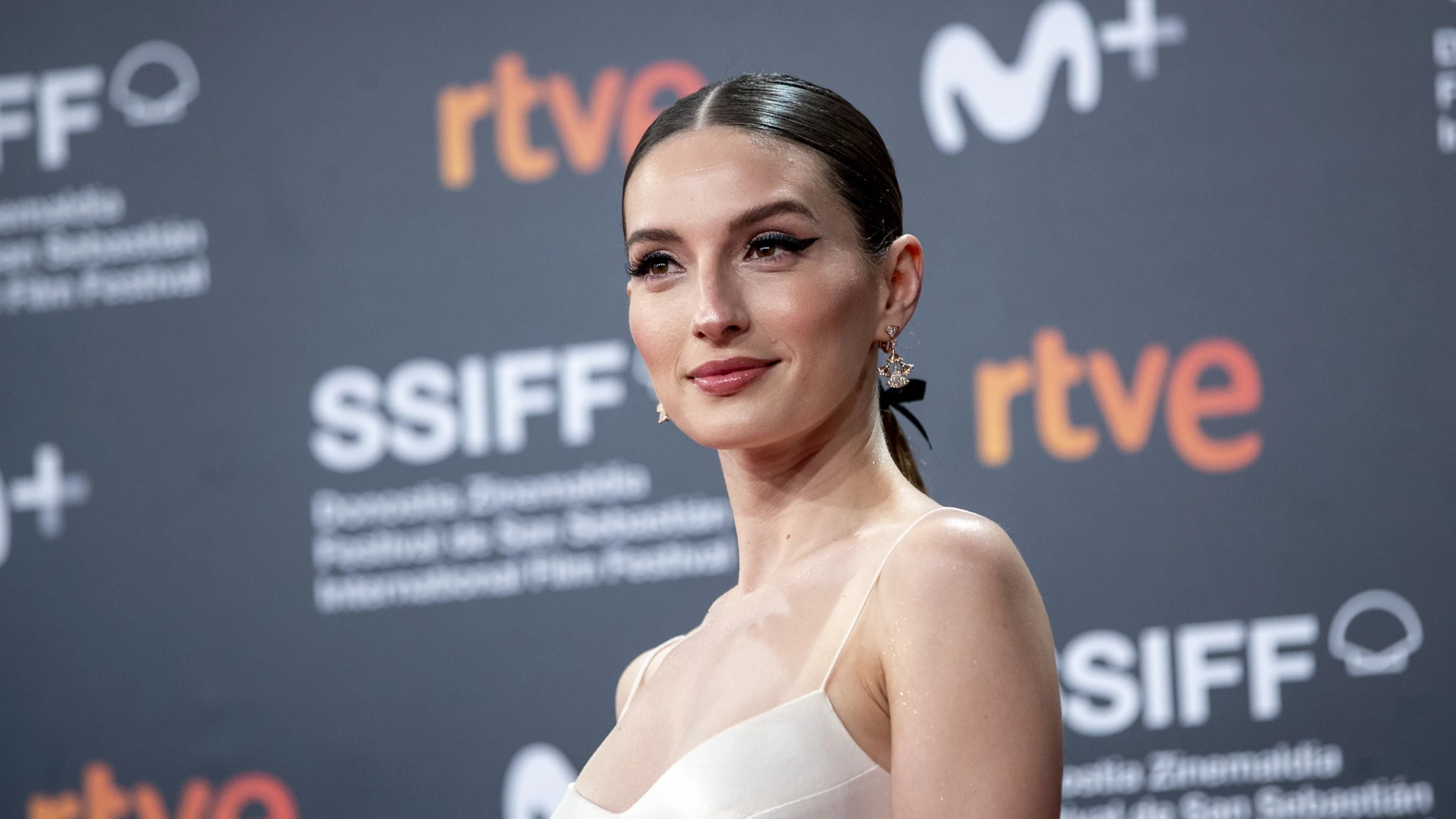 Actress Maria Valverde at photocall for premiere of Distancia de Rescate during the 69th San Sebastian Film Festival in San Sebastian, Spain, on Monday, 20 September, 2021.