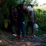 Inmigrantes ilegales en México camino de EE UU