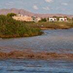 Desembocadura de la Rambla del Albujón al Mar Menor
