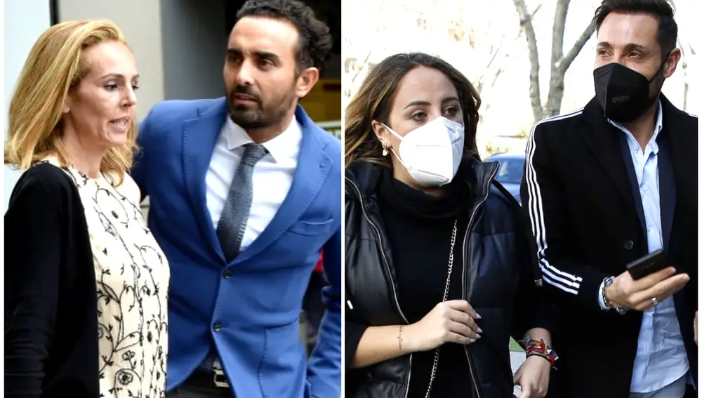 Rocío Carrasco, Fidel Albiac, Antonio David y Rocío Flores