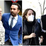 Rocío Carrasco, Fidel Albiac, Antonio David y Rocío Flores