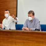 El presidente provincial del PP de Valencia, Vicente Mompó, se ha reunido con representantes del sector agrario