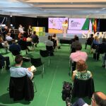La consejera de Agricultura, Ganadería, Pesca y Desarrollo Sostenible, Carmen Crespo, en la presentación el aforo