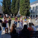 Alumnos de la Universidad de Sevilla, en unos de los campus 