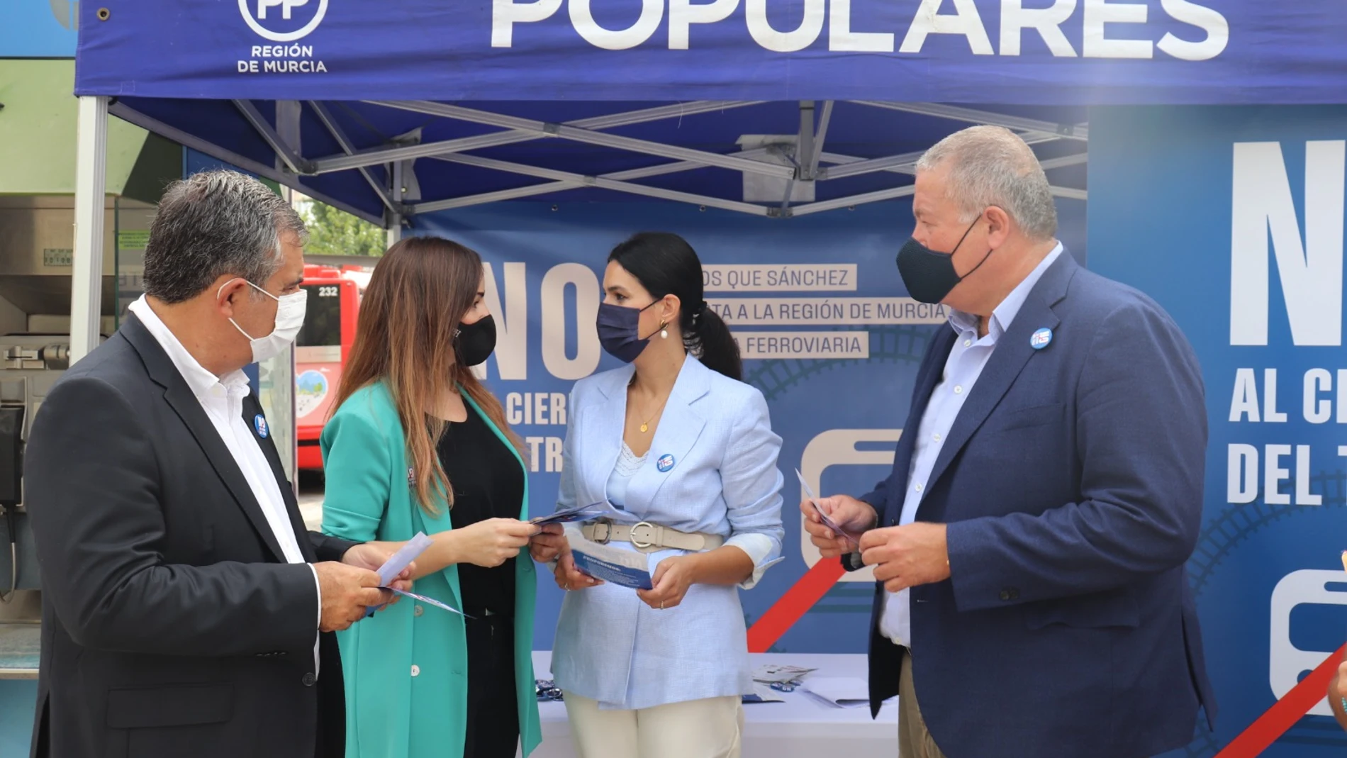 Los ‘populares’ hacen un llamamiento a los murcianos para que mañana se unan a la manifestación que sale de la Estación del Carmen