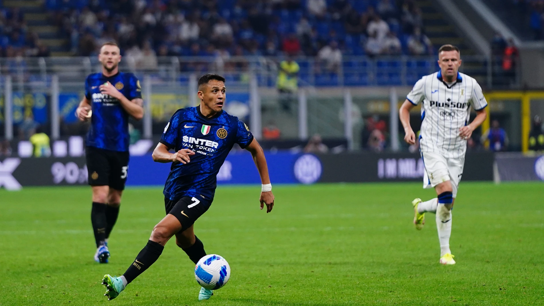 Alexis Sánchez con el Inter de Milán.