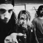 De izquierda a derecha, Dave Grohl, Kurt Cobain y Krist Novoselic, los miembros de Nirvana
