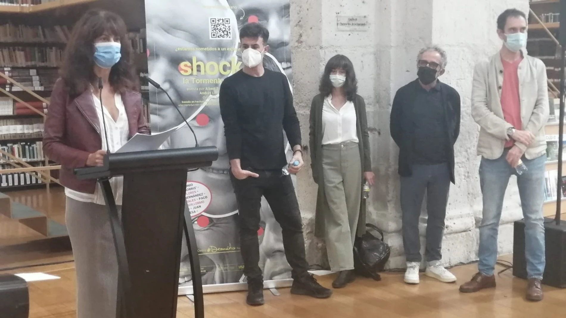 La concejala Ana Redondo presenta los montajes de "Shock 1" y "Shock 2"