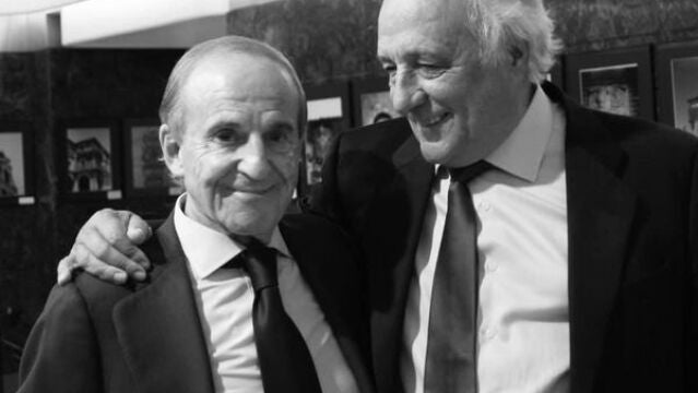 Los periodistas José María García y Raúl del Pozo