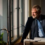 Wolfgang Dold, embajador alemán en España, durante la entrevista con LA RAZÓN