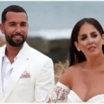 Anabel Pantoja y Omar Sánchez el día de su boda