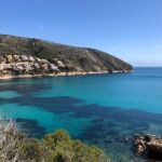 Imagen de la playa de Moraria