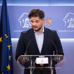 El portavoz de ERC en el Congreso, Gabriel Rufián.