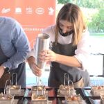 Noelia López, durante su participación en el II Concurso Internacional de Elaboración de Patatas Bravas de Palencia
