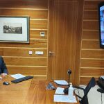 El consejero de Agricultura y Ganadería, Jesús Julio Carnero, durante el Consejo Consultivo de Política Agrícola para Asuntos Comunitarios