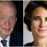 Juan Carlos I y Laurence Debray