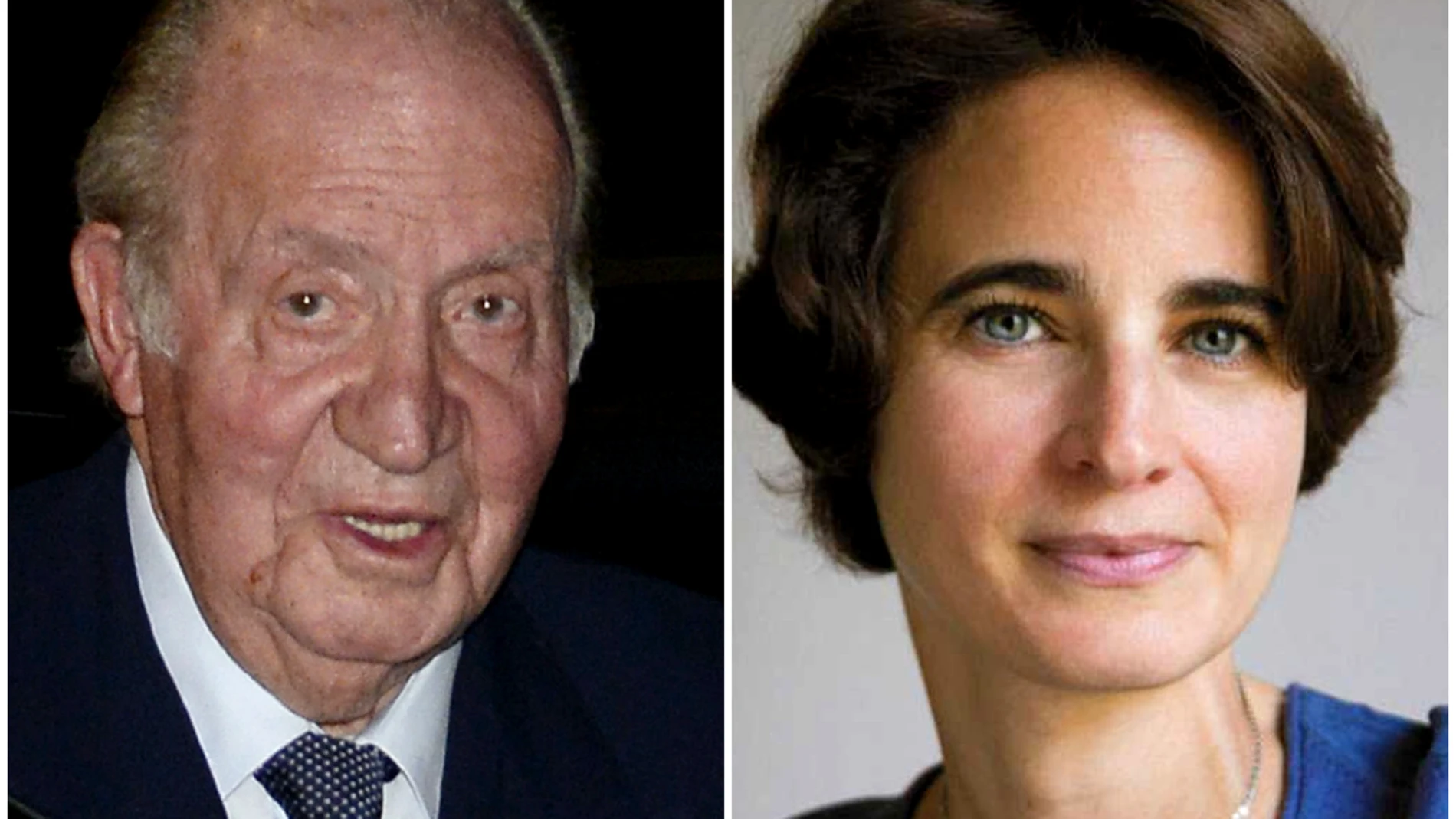 Juan Carlos I y Laurence Debray